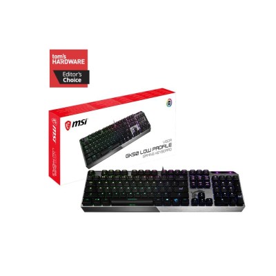 Клавіатура GAMING BLACK UA VIGOR GK50 LOW PROFILE UA MSI