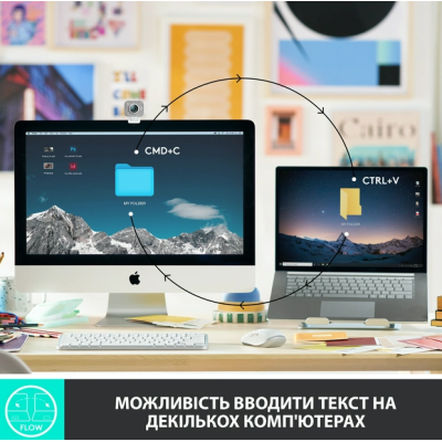 Клавіатура LOGITECH MX Keys Mini Minimalist Wireless, US, Graphite (920-010498)