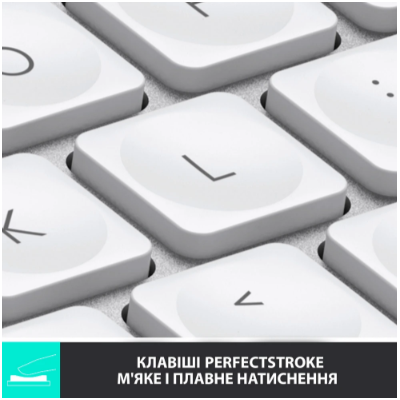 Клавіатура LOGITECH MX Keys Mini Minimalist Wireless, US, Pale Grey (920-010499)