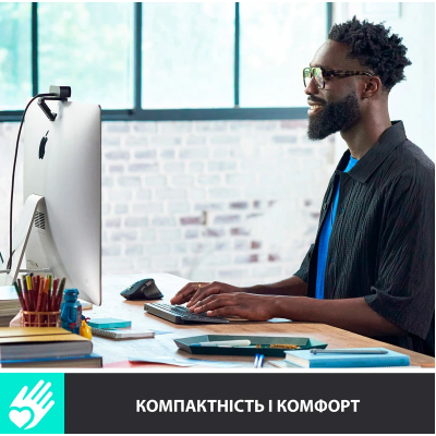 Клавіатура LOGITECH MX Keys Mini Minimalist Wireless, US, Pale Grey (920-010499)