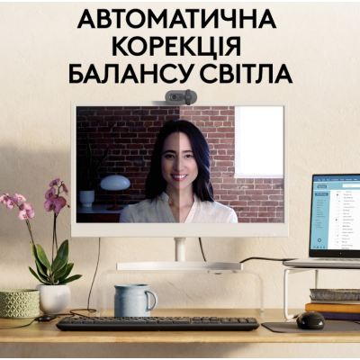 Комп.Камера LOGITECH BRIO 100 FHD GRAPHITE (960-001585) Комп.Камера LOGITECH BRIO 100 FHD GRAPHITE (960-001585)