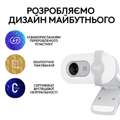 Комп.Камера LOGITECH BRIO 100 FHD OFF-WHITE (960-001617) Комп.Камера LOGITECH BRIO 100 FHD OFF-WHITE (960-001617)