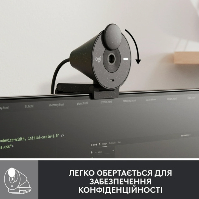 Комп.Камера LOGITECH BRIO 300 FHD Graphite (960-001436) Комп.Камера LOGITECH BRIO 300 FHD Graphite (960-001436)