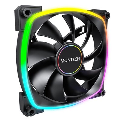 Корпусний вентилятор 140MM AX140 PWM BLACK MONTECH Корпусний вентилятор 140MM AX140 PWM BLACK MONTECH