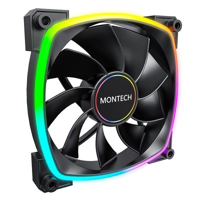 Корпусний вентилятор 140MM RX140 PWM BLACK MONTECH Корпусний вентилятор 140MM RX140 PWM BLACK MONTECH