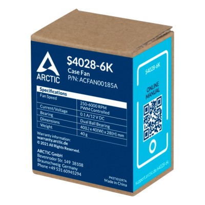 Корпусний вентилятор 40MM S4028-6K ACFAN00185A ARCTIC