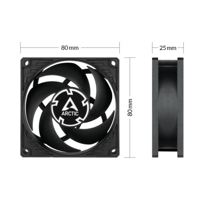 Корпусний вентилятор 80MM P8 MAX ACFAN00286A ARCTIC