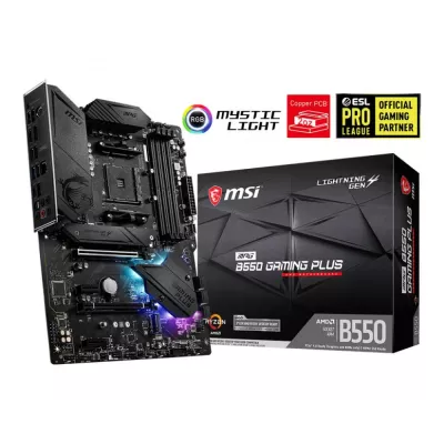 Материнська плата AMD B550 SAM4 ATX MPG B550 GAMING PLUS MSI