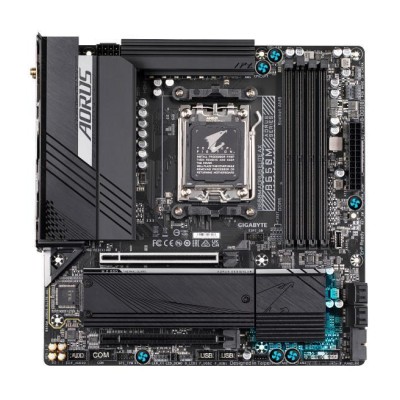 Материнська плата AMD B650 SAM5 MATX B650M AORUS ELITE AX GIGABYTE Материнська плата AMD B650 SAM5 MATX B650M AORUS ELITE AX GIGABYTE