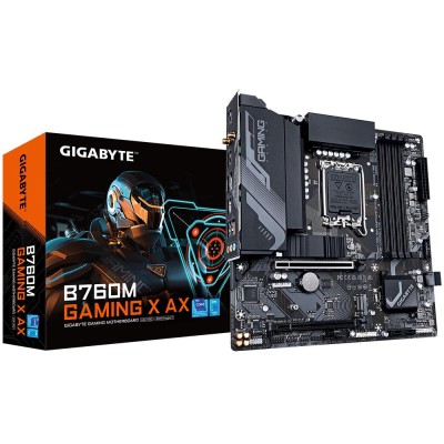 Материнська плата B760 S1700 MATX B760M GAMING X AX 1.2 GIGABYTE