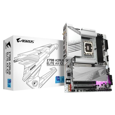 Материнська плата Z790 S1700 ATX Z790 A ELITE AX ICE GIGABYTE