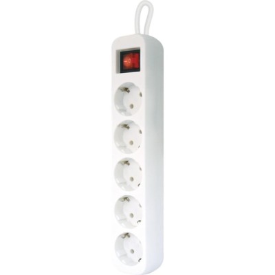 Мережевий фільтр DEFENDER (992430)S550 5.0 m 5 роз switch white UA