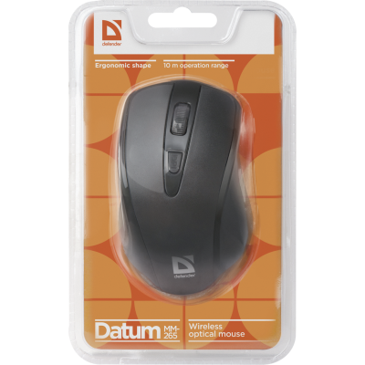 Миша DEFENDER (52265)Datum MM-265 Wireless чорний