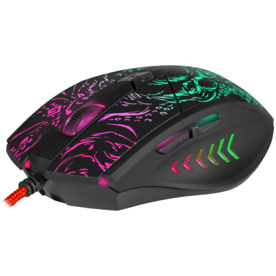 Миша DEFENDER (52650) Titan GM-650L RGB,Macro, 6 кнопок, 6400 dpi
