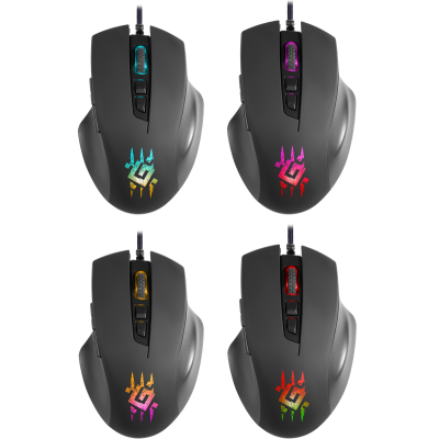 Миша DEFENDER (52700) Wolverine GM-700L RGB, 7 кнопок, 12800 dpi Миша DEFENDER (52700) Wolverine GM-700L RGB, 7 кнопок, 12800 dpi