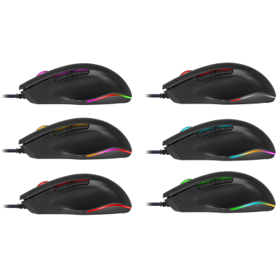 Миша DEFENDER (52700) Wolverine GM-700L RGB, 7 кнопок, 12800 dpi Миша DEFENDER (52700) Wolverine GM-700L RGB, 7 кнопок, 12800 dpi