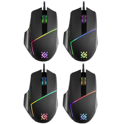 Миша DEFENDER (52880) Warfame GM-880L RGB, 8 кнопок,12800 dpi Миша DEFENDER (52880) Warfame GM-880L RGB, 8 кнопок,12800 dpi
