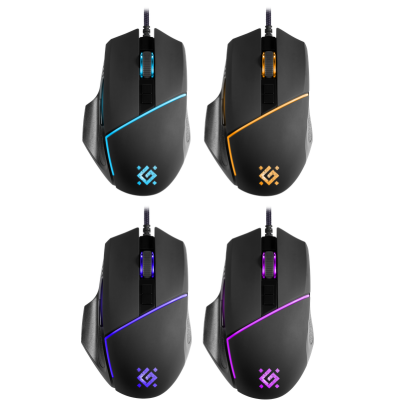 Миша DEFENDER (52880) Warfame GM-880L RGB, 8 кнопок,12800 dpi Миша DEFENDER (52880) Warfame GM-880L RGB, 8 кнопок,12800 dpi