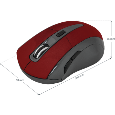 Миша DEFENDER Accura MM-965 Wireless Червоний