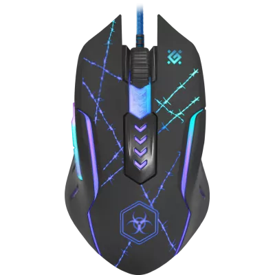 Миша DEFENDER Forced GM-020L 6 кн., 3200dpi, ігр.килимок