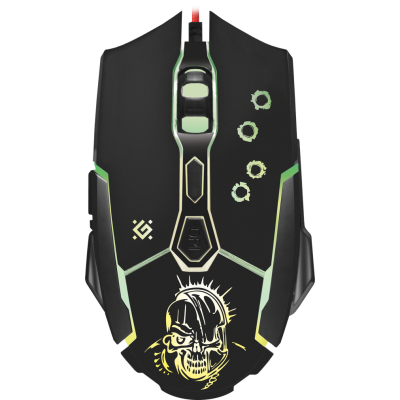 Миша DEFENDER Killer GM-170L 7 кн., 3200dpi, ігр.килимок