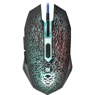Миша DEFENDER Shock GM-110L 6 кн., 3200dpi, ігр.килимок