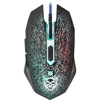 Миша DEFENDER Shock GM-110L 6 кн., 3200dpi, ігр.килимок