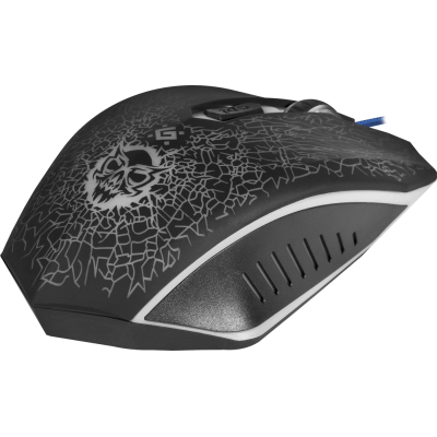 Миша DEFENDER Shock GM-110L 6 кн., 3200dpi, ігр.килимок