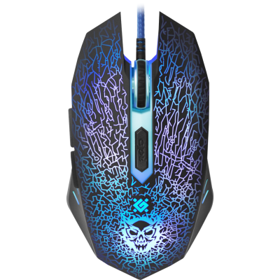 Миша DEFENDER Shock GM-110L 6 кн., 3200dpi, ігр.килимок