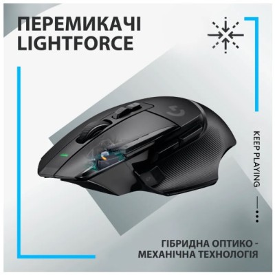 Миша LOGITECH G502 X LIGHTSPEED, Black (910-006180)