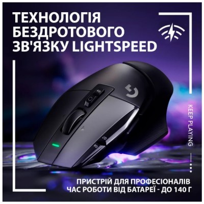 Миша LOGITECH G502 X LIGHTSPEED, Black (910-006180)