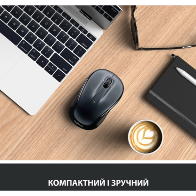 Миша LOGITECH M325s Wireless Dark Silver (910-006812)
