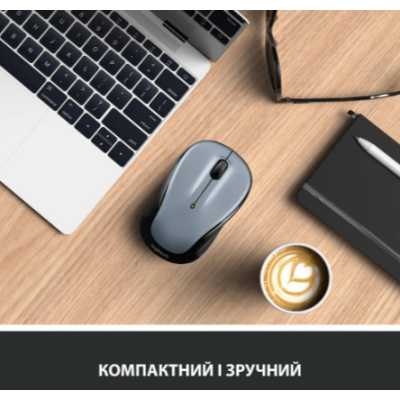 Миша LOGITECH M325s Wireless Light Silver (910-006813)