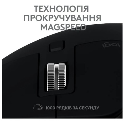 Миша LOGITECH MX Master 3S For Mac Performance Wireless, Space Grey (910-006571)