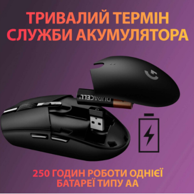 Миша LOGITECH Wireless Gaming Mouse G305 Black Миша LOGITECH Wireless Gaming Mouse G305 Black