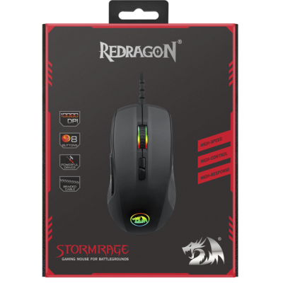 Миша REDRAGON (78259) Stormrage RGB 7 кнопок 10000 dpi
