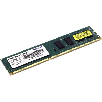 Модуль пам'яті 4GB PC10600 DDR3 PSD34G13332 PATRIOT Модуль пам'яті 4GB PC10600 DDR3 PSD34G13332 PATRIOT