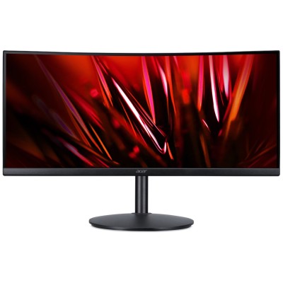 Монiтор TFT ACER 34" XZ342CUS3bmiipphx (UM.CX2EE.309) 21:9 WQHD VA Curved 180Hz HDMI DP USB-C HAS Black