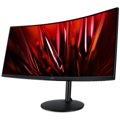 Монiтор TFT ACER 34" XZ342CUS3bmiipphx (UM.CX2EE.309) 21:9 WQHD VA Curved 180Hz HDMI DP USB-C HAS Black
