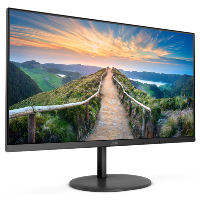 Монiтор TFT AOC 23.8" Q24V4EA IPS QHD 75Hz HDMI DP MM Black