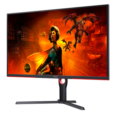 Монiтор TFT AOC 31.5" U32G3X/BK IPS 4K 1ms 144Hz HDMI DP G-Sync Pivot Black