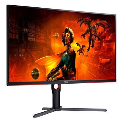 Монiтор TFT AOC 31.5" U32G3X/BK IPS 4K 1ms 144Hz HDMI DP G-Sync Pivot Black