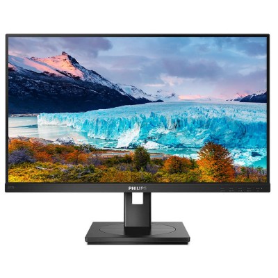 Монiтор TFT PHILIPS 27" 272S1AE/00 IPS DVI HDMI DP Pivot MM Чорний Монiтор TFT PHILIPS 27" 272S1AE/00 IPS DVI HDMI DP Pivot MM Чорний