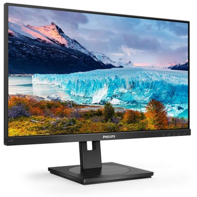 Монiтор TFT PHILIPS 27" 272S1AE/00 IPS DVI HDMI DP Pivot MM Чорний Монiтор TFT PHILIPS 27" 272S1AE/00 IPS DVI HDMI DP Pivot MM Чорний