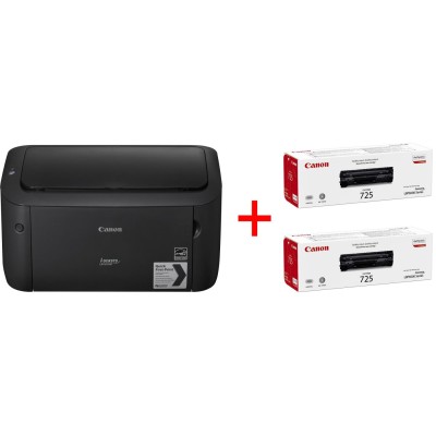 Принтер лазерний CANON i-SENSYS LBP6030B + 2 картриджа 725