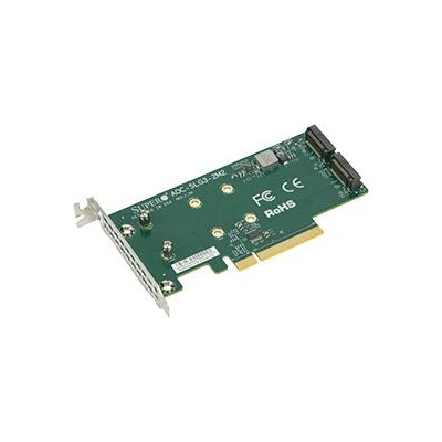 Серверний компонент NVME AOC CARD AOC-SLG3-2M2-O SUPERMICRO