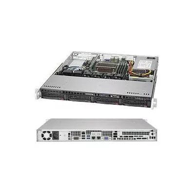 Серверний корпус 1U 350W CSE-813MFTQC-350CB2 SUPERMICRO