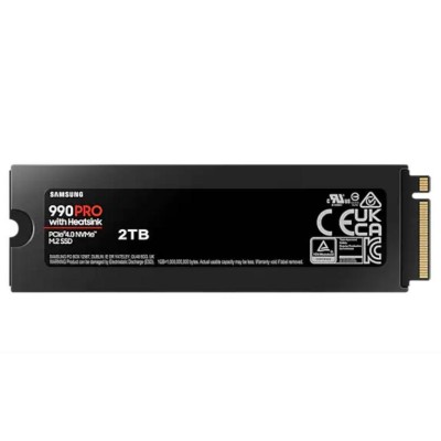 Твердотільний запам’ятовувальний пристрій накопичувач (SSD) G4 M.2 NVME 2TB W/HS 990 PRO MZ-V9P2T0CW SAMSUNG