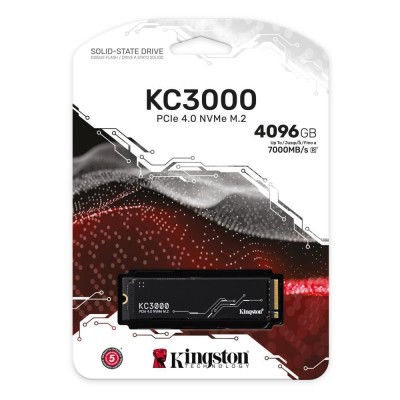 Твердотільний запам’ятовувальний пристрій накопичувач (SSD) M.2 2280 4TB SKC3000D/4096G KINGSTON