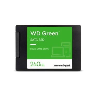 Твердотільний запам’ятовувальний пристрій накопичувач (SSD) SATA 2.5" 240GB SLC 6GB/S GREEN WDS240G3G0A WDC